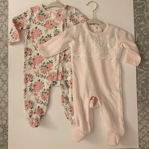 0-3 Mo Footies Nicole Miller and Kyle & Deena